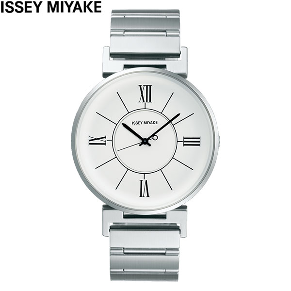 無金利ローン可 イッセイミヤケ 腕時計 メンズ ISSEY MIYAKE ユー U 和田智デザイン NYAL003 メタルバンド シンプル シルバー_1