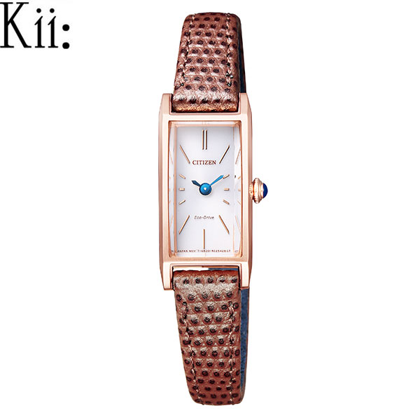 Citizen レディース エコドライブ クラシック クリスタル ウォッチ 2トーンステンレススチール、シルバートーンダイアル 並行輸入品