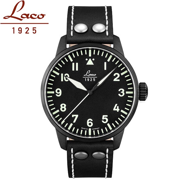 無金利ローン可 ラコ Laco 42mm 自動巻 パイロット PILOT 861759 Altenburg アルテンブルク ミリタリー ヴィンテージ メンズ 腕時計_1