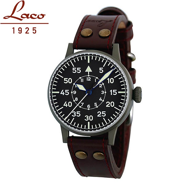 無金利ローン可 ラコ Laco オリジナルパイロット ORIGINAL PILOT 861751LB Dortmund ドルトムント メンズ 腕時計_1