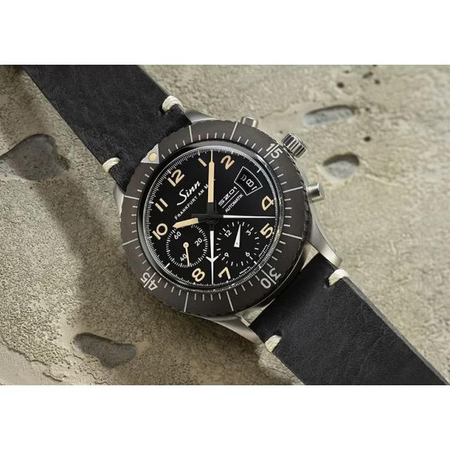無金利ローン可ジン Sinn 156.1.E メンズ 腕時計 替えベルト付 時計 自動巻き クロノグラフ 正規品 時計 ドイツ製 ウォッチ_10