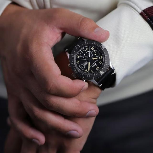 無金利ローン可ジン Sinn 156.1.E メンズ 腕時計 替えベルト付 時計 自動巻き クロノグラフ 正規品 時計 ドイツ製 ウォッチ_11
