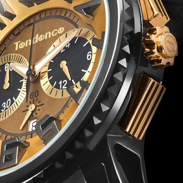 無金利ローン可 テンデンス TENDENCE ガリバー ゴールド GULLIVER GOLD TY046027 メンズ 腕時計 時計 ビッグフェイス 50mm_4