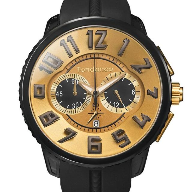 無金利ローン可 テンデンス TENDENCE ガリバー ゴールド GULLIVER GOLD TY046027 メンズ 腕時計 時計 ビッグフェイス 50mm_2