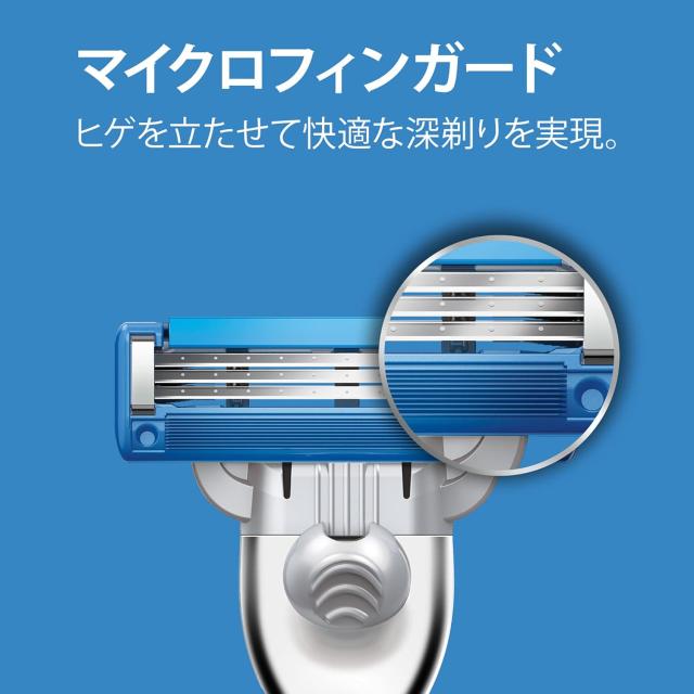 【送料無料】ジレット マッハシンスリーターボ ホルダー替刃1個付【1個】 その他シェービング
