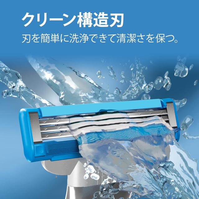 【送料無料】ジレット マッハシンスリーターボ ホルダー替刃1個付【1個】 その他シェービング