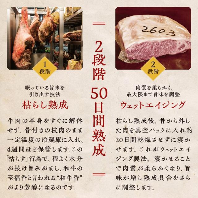 格之進 門崎 ステーキ ヒレ （100g×2枚） レビューを書いて送料無料 バーベキュー ギフトセット 和牛 焼肉 BBQ ギフト ステーキ肉 熟成肉 セット 国産 牛 ギフト 黒毛和牛 送料無料 御礼 ＜六本木/格之進＞_9
