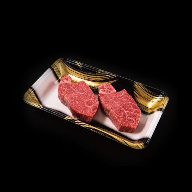 格之進 門崎 ステーキ ヒレ （100g×2枚） レビューを書いて送料無料 バーベキュー ギフトセット 和牛 焼肉 BBQ ギフト ステーキ肉 熟成肉 セット 国産 牛 ギフト 黒毛和牛 送料無料 御礼 ＜六本木/格之進＞_1