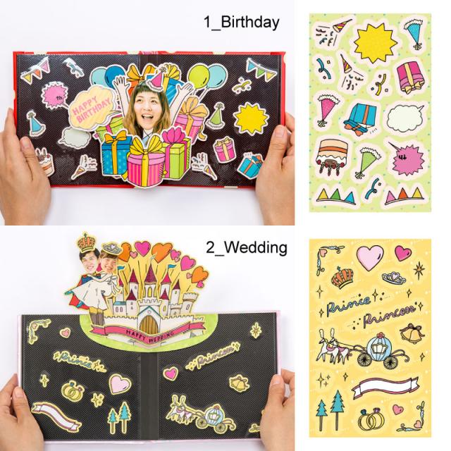 アルバムポップアップ フェイスイン 手作り アルバム 誕生日 送別 プレゼント Kpufの通販はau Pay マーケット いろはショップオンライン Au Pay マーケット店