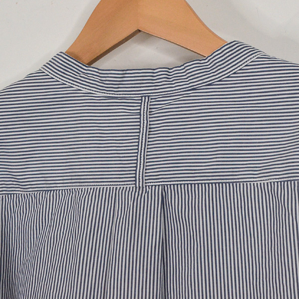 ドミンゴ 16 406x Mg ストライプスタンドカラーシャツ レディース トップス 長袖 シンプル プルオーバー コットン100 D M G の通販はau Pay マーケット Marumiya World