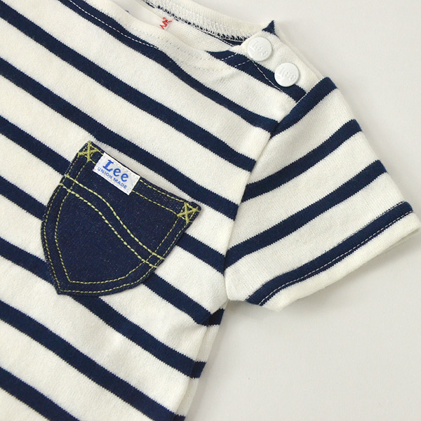 リー 14m デニムポケットボーダーワンピース キッズ ベビー トップス 半袖 ワンピ チュニック シンプル カジュアル 子供服 Lee 4の通販はau Pay マーケット Marumiya World