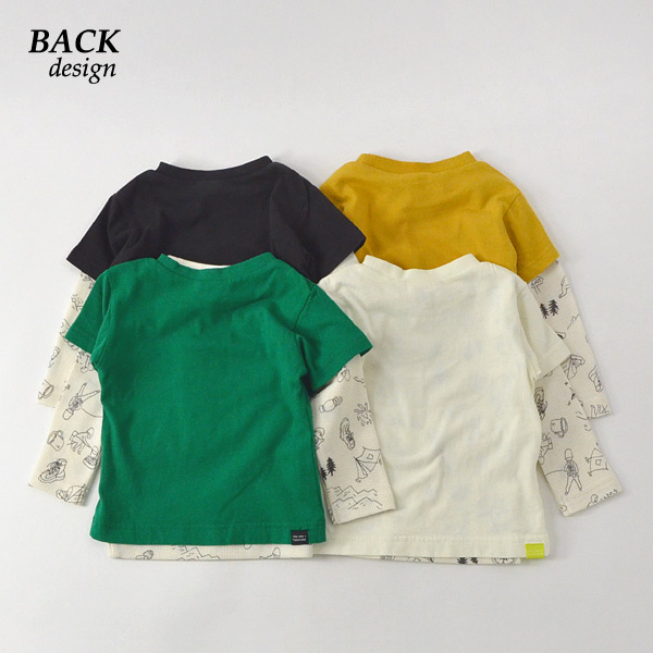 50 Off エフオーキッズ R 14m 2ptシャツ キッズ ベビー トップス 長袖 半袖 ロンt カットソー 重ね着 2pセット プリント 総柄 ロの通販はau Pay マーケット Marumiya World