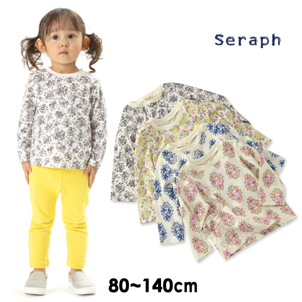 35 Off セラフ S1060 14m 花柄長袖tシャツ キッズ ベビー トップス Tシャツ カットソー 長袖 ロンt 小花柄 女の子 子供服 Seraph 402の通販はau Pay マーケット Marumiya World