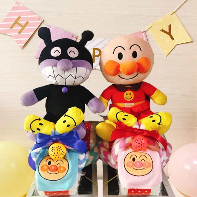 おむつバイク アンパンマン 男の子 女の子 オムツバイク ドキンちゃん バイキンマン おむつケーキ 誕生日 お祝い プレゼント 百日 ハーの通販はau  PAY マーケット - 出産祝い・インテリア雑貨のお店AISORA