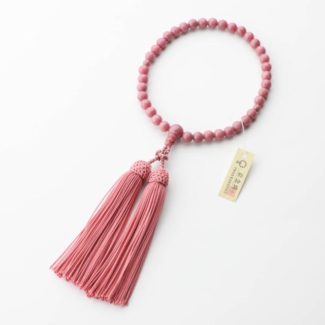 数珠 女性用 バラ輝石7mm 共・上仕立 正絹房 17,930円