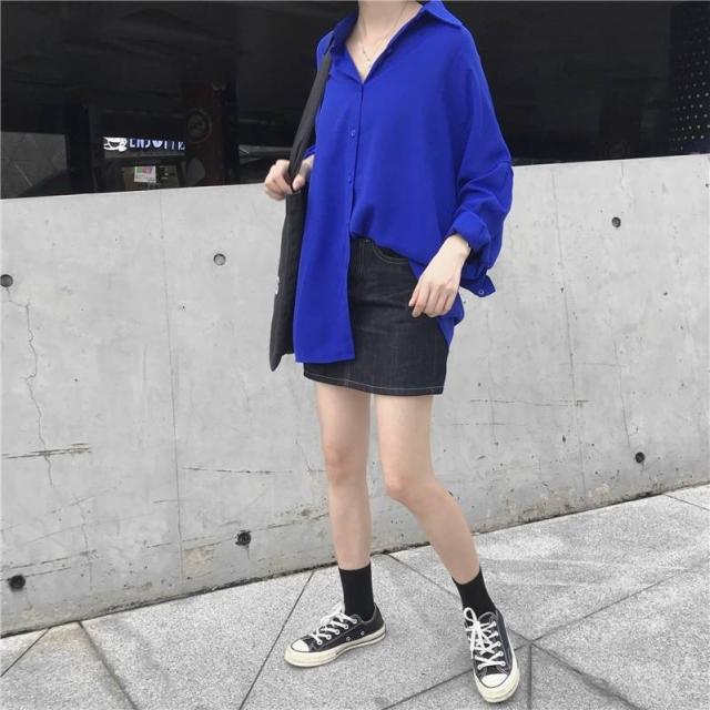 秋新作 シャツ ブラウス レディース 韓国ファッション レディース トップス カジュアル 冬 秋 ポロシャツ 襟付き ワインレッド ブルー 通の通販はau Pay マーケット Viento ヴィエント