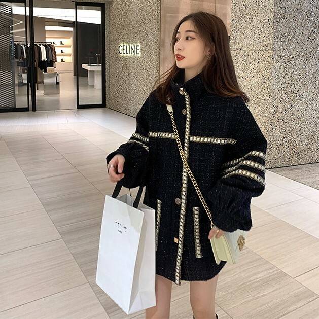 秋新作 ブルゾン レディース ジャンパー 春 ブルゾン レディース ジャケット ブルゾン カジュアル ネイビー ウール コート 冬 ポケット付の通販はau Pay マーケット Viento ヴィエント