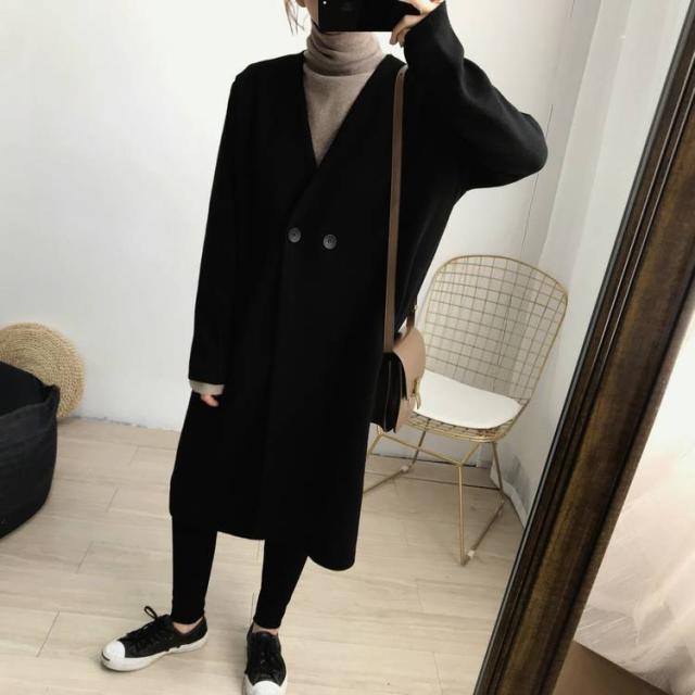 秋新作 アウター コート レディース ロング丈 ロングコート チェスターコート 無地 黒 大きいサイズ 体型カバー 通勤 オフィス 秋冬の通販はau Pay マーケット Viento ヴィエント