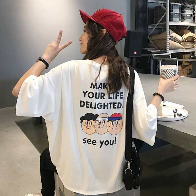 Tシャツ レディース 半袖 Tシャツ レディース ロゴ Tシャツ レディース 大きいサイズ トップス Tシャツ 体型カバー レディース ビッグシの通販はau Pay マーケット Viento ヴィエント