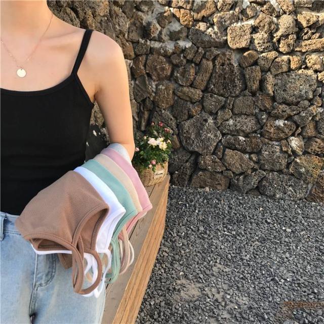 トップス キャミソール インナー タンクトップ プルオーバー春 夏 キュート 無地 韓国ファッション おしゃれ レディース レンド カジュアの通販はau Pay マーケット Me Too