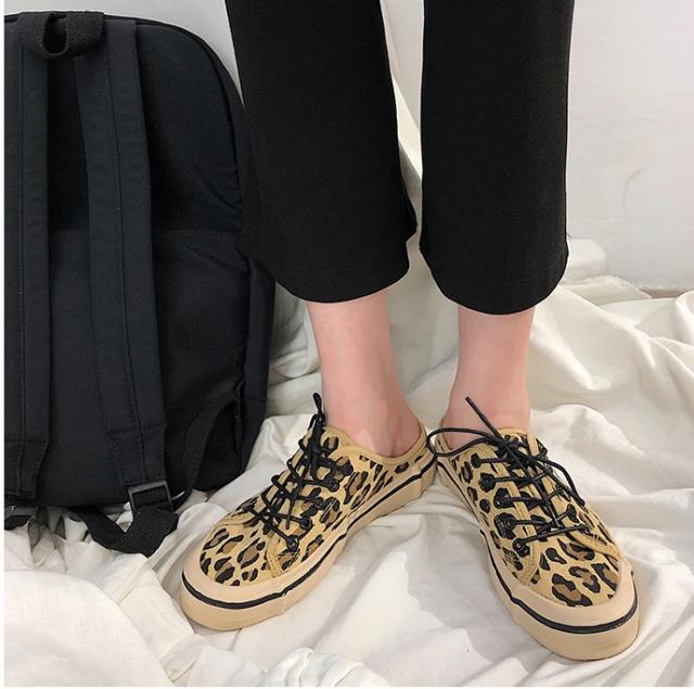 PG♡レオパ柄シューズ22.5 GUでレオパード&スネーク柄シューズ2足買い！ | LEE