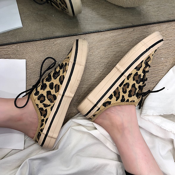 PG♡レオパ柄シューズ22.5 GUでレオパード&スネーク柄シューズ2足買い！ | LEE