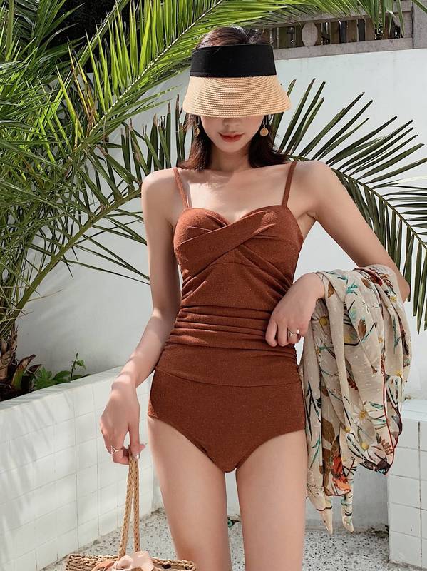 体型カバー 水着 ワンピース 2点セット 大きいサイズ レディース 2019