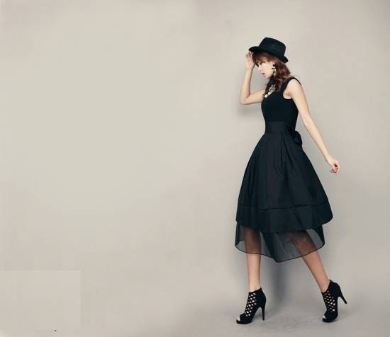 パーティドレス 春夏 結婚式 30代 ミモレ丈 ノースリーブ ラウンド