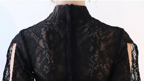 ロングドレス 黒 パーティードレス イブニングドレス 春夏 結婚式