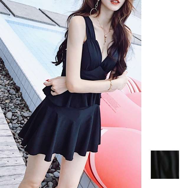 水着 ワンピース 体型カバー 大きいサイズ ビキニ レディース タンキニ 2019新作水着 40代 パッド付き フリル セクシー リボン 無地 ママ ハイウエスト ブラック 大人可愛い ツーピース フリルスカート 背中開き イベント オシャレ 韓国 着痩せ くびれ 10代 20代 30代の通販は 5,561円