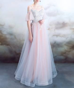 ロングドレス 演奏会 パーティードレス ウエディングドレス 春夏 結婚式 二次会 披露宴 オーロラ グラデーション 大きいサイズ ロング丈 マキシ丈 キャミソール 袖あり 肩だし Aライン Xライン フレア 刺繍 シフォン 透け感 オフショルダー 20代 30代 フェミニン ロングドレス 演奏会 パーティードレス ウエディングドレス 春夏 結婚