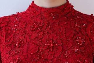 ロングドレス 赤 パーティードレス イブニングドレス 春夏 結婚式