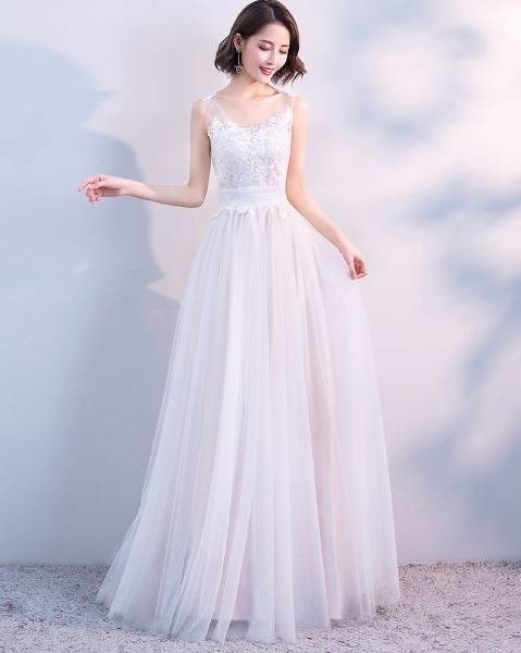ウェディングドレス ウェディングドレス白 パーティードレス 花嫁ロングドレススーツ・フォーマル・ドレス