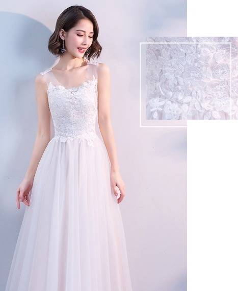 ウェディングドレス 花嫁 白 二次会 結婚式 パーティードレス ロング