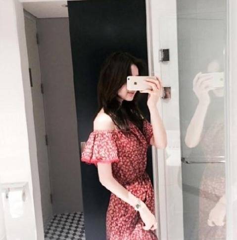 ロングワンピース オフショルダー トレンド 2色 フリル ロング丈