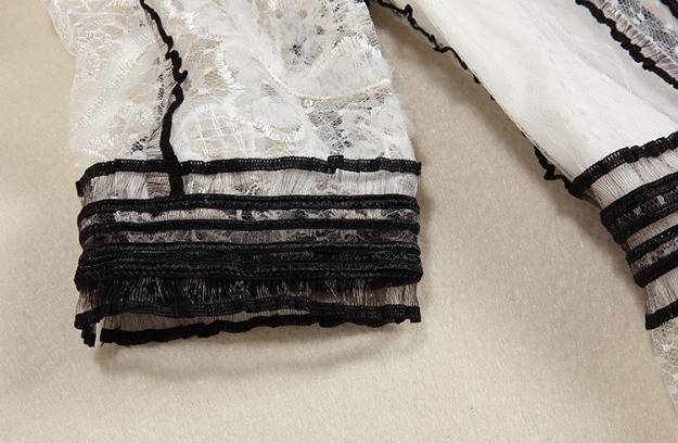 パーティードレス 可愛い レース リボン バイカラー 半袖 膝丈 Aライン 異素材ミックス エレガント パーティー 結婚式 二次会 お呼ばれ パーティードレス 可愛い レース リボン バイカラー 半袖 膝丈 Aライン