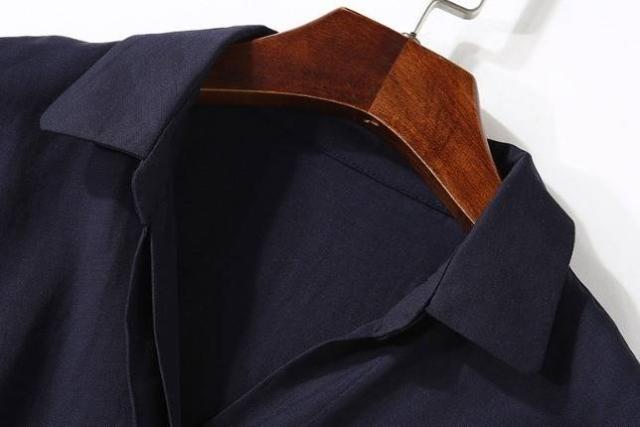 パーティーワンピース ?ネック半袖 ベルト 無地 膝下丈 ミディ丈 赤