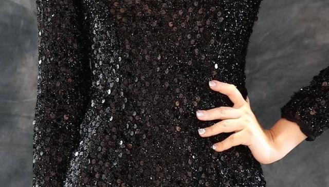 ロングドレス 黒 パーティードレス イブニングドレス 春夏 結婚式