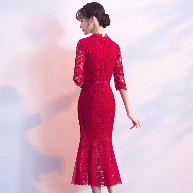 即納あり ロングドレス 赤 パーティードレス イブニングドレス 春夏