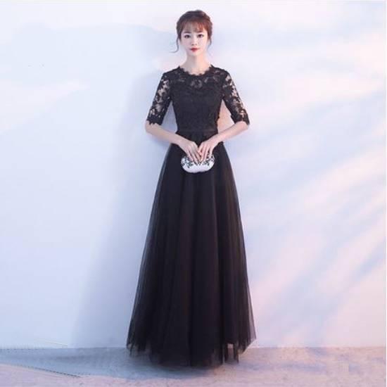 マキシ丈ドレス 花柄 刺繍 レース シフォン 半袖 ロング フレア Ａライン ミモレ丈 スカラップ スカラップ 無地 フェミニン エレガントの通販は