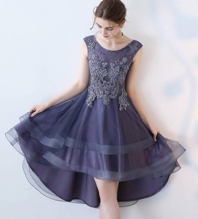 パーティードレス レース 刺繍 ノースリーブ 花柄 フィッシュテール