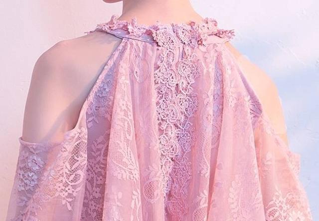 パーティードレス イブニングドレス 春夏 結婚式 二次会 披露宴 ピンク