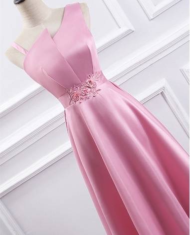 パーティードレス アシンメトリー 刺繍 ミモレ丈 4色 フレア Aライン