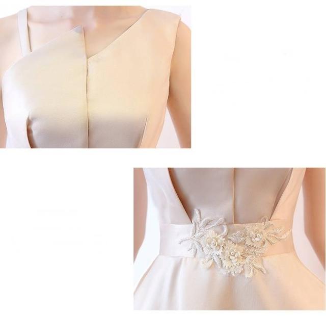 パーティードレス アシンメトリー 刺繍 ミモレ丈 ４色 フレア Ａライン ウエストマーク 上品 エレガント パーティー 女子会 結婚式 パーティードレス アシンメトリー 刺繍 ミモレ丈 4色 フレア Aライン