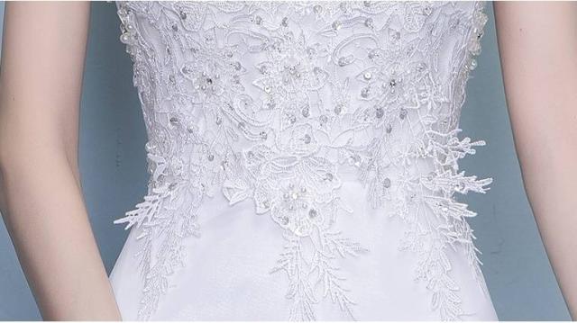 ロングドレス スレンダーライン パーティードレス ウエディングドレス 春夏 結婚式 花嫁 披露宴 ホワイト 大きいサイズ ロング丈 マキシ丈 ノースリーブ 袖なし Aライン フレア 刺繍 レース スパンコール 透け感 ラウンドネック 20代 30代 ロングドレス スレンダーライン パーティードレス ウエディングドレス