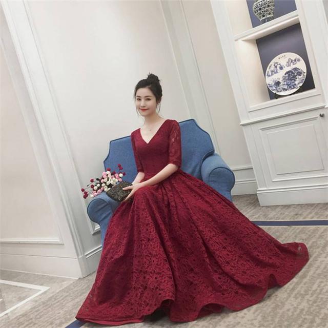 ロングドレス 黒 パーティードレス イブニングドレス 春夏 結婚式 二次会 披露宴 ブラック 大きいサイズ ロング丈 マキシ丈 半袖 袖あり の通販はau Pay マーケット Me Too