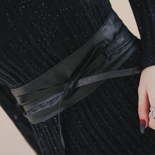 ロングドレス 黒 パーティードレス ワンピースドレス 春夏 デート 記念日 女子会 ブラック ワンサイズ ひざ下丈 ミモレ丈 長袖 袖あり Iライン タイト リブ ラメ ニット ラウンドネック 20代 30代 大人かわいい フォーマル フェミニン ガーリー ロングドレス 黒 パーティードレス ワンピースドレス 春夏 デート 記念