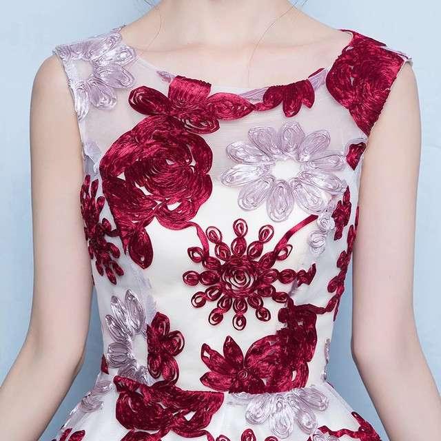 パーティドレス 結婚式 春夏 30代 ミニ丈 ノースリーブ ラウンドネック