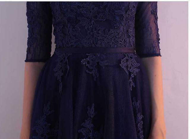 パーティードレス 春夏 結婚式 大きいサイズ 30代 ひざ丈 半袖 袖あり