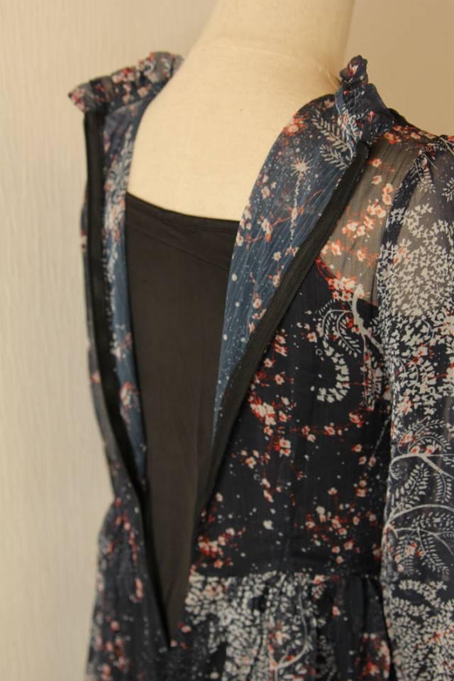 ロングドレス 袖あり パーティードレス お呼ばれドレス イブニングドレス 二次会 お呼ばれ デート 同窓会 食事会 リゾート ゲスト ネイビー大きいサイズ ロング丈 マキシ丈 5分袖 Aライン フレア シフォン シースルー 透け感 20代 30代 40代 ラウンドネック 大人可愛い 大人 ロングドレス 袖あり パーティードレス お呼ばれドレス イブニング